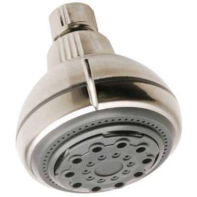 Do it 5-Spray 2.16 GPM Fixed Shower Head, Brushed Nickel