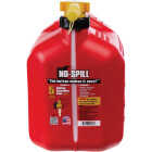 No-Spill ViewStripe 5 Gal. Plastic Gasoline Fuel Can, Red Image 2
