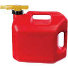 No-Spill ViewStripe 5 Gal. Plastic Gasoline Fuel Can, Red Image 5